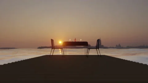 3d render animation valentine day Stock Footage 147879199