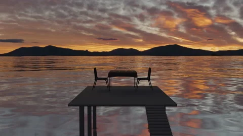 3d render animation valentine day Stock Footage 147881790