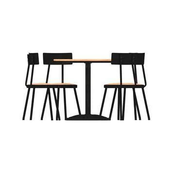 3d render armchair sofa table 스톡 일러스트