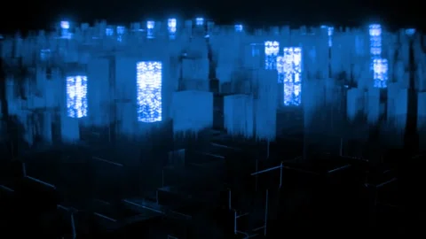 3d render-artwork visuals fantastic animation futurisc Stock Footage 282948606