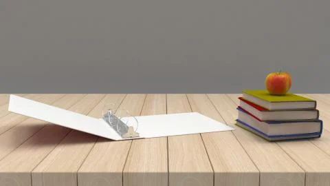3D Render of BAck to School Concept Stock-Illustration