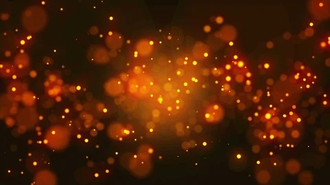 3D render background abstract particle random size and blurred. Stock Footage 93485700