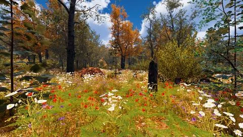 3D Render Background to ecology and sustainable development, environmental .. Stock Illustration