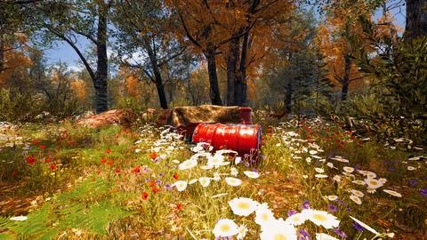 3D Render Background to ecology and sustainable development, environmental .. イラスト素材