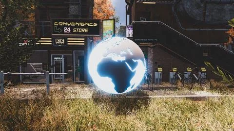3D Render Background to ecology and sustainable development, environmental .. イラスト素材