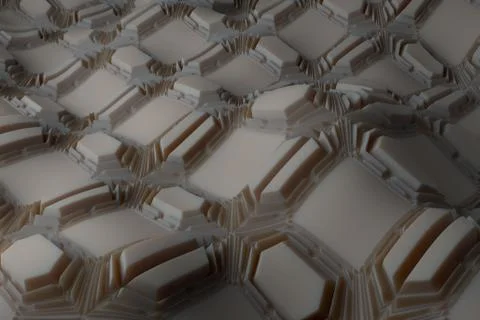 ....3d render background with oraganic light scattering. Displacement surface Stock Illustration