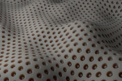 ....3d render background with oraganic light scattering. Displacement surface Stock Illustration