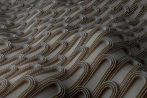 ....3d render background with oraganic light scattering. Displacement surface Stock Illustration