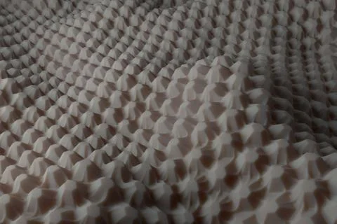 ....3d render background with oraganic light scattering. Displacement surface Stock Illustration