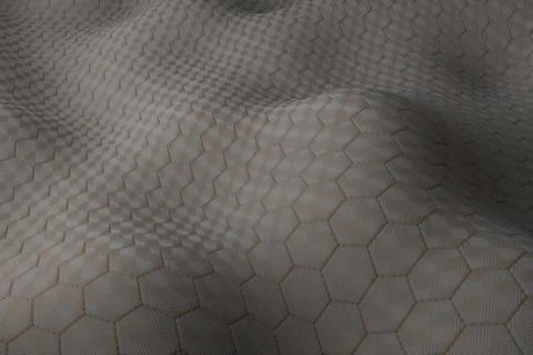 ....3d render background with oraganic light scattering. Displacement surface Stock Illustration