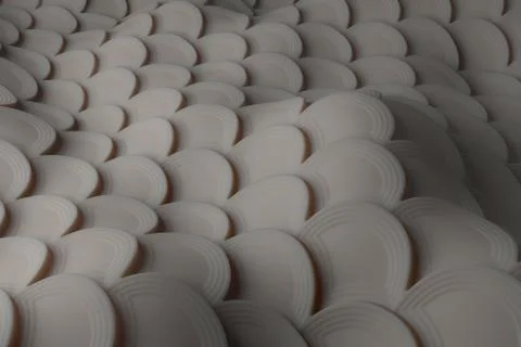 ....3d render background with oraganic light scattering. Displacement surface Illustrazione stock