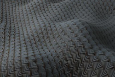 ....3d render background with oraganic light scattering. Displacement surface Stock Illustration