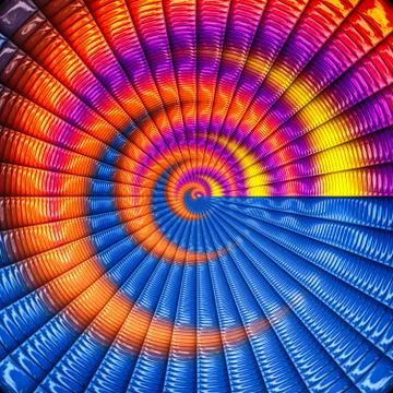 3D render background with puff pixels embellishment Stock Illustration