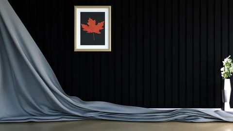 3d render background for real state advertising on social media concept Stock Illustration