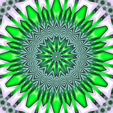 3D render of  background tile with glossy mandala puffs pixels 스톡 일러스트