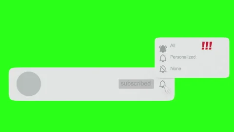 3d render banner subscription to the channel Stock Footage 241487879