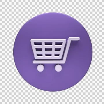 3d render Basket icon high resolution. 3d render icon. Stock Photos
