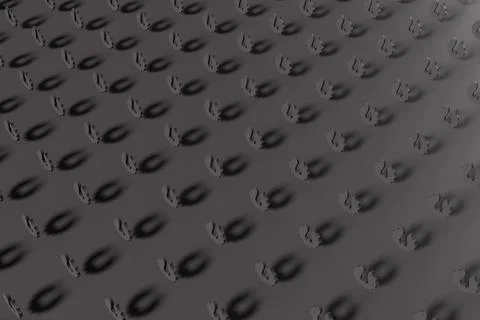 3d render bat silhouettes pattern on a black background. Modern creative 3d Stock Photos