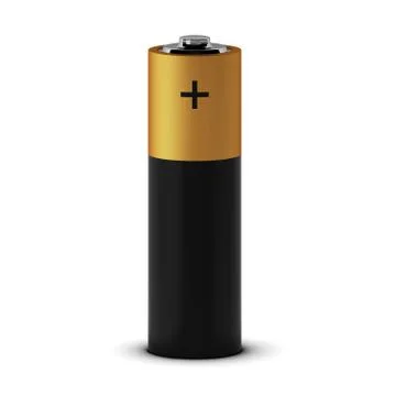 3d render of battery Stock Illustration