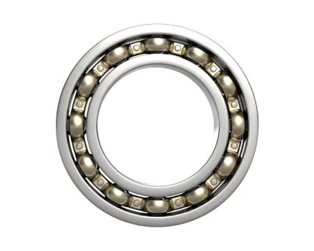 3D render of bearing isolated on white Stock Illustration