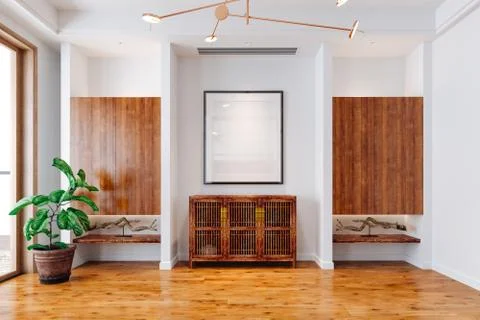 3d render of beautiful interior render Stock Illustration