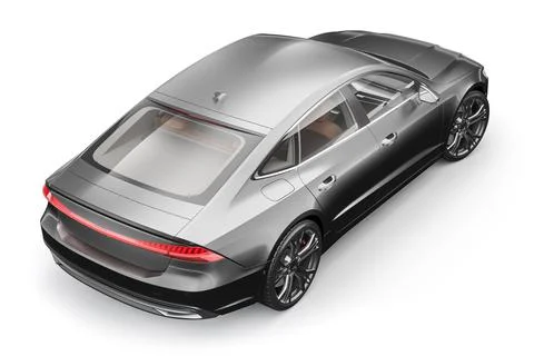 3d render of beautiful sport car Illustrazione stock