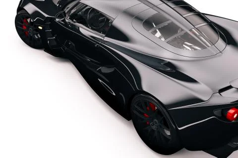 3d render of beautiful super car Stock Illustration