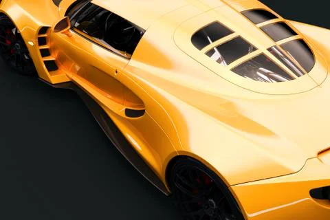3d render of beautiful super car Stock Illustration