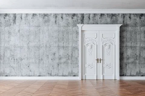 3d render of beautiful vintage interior Stock Illustration