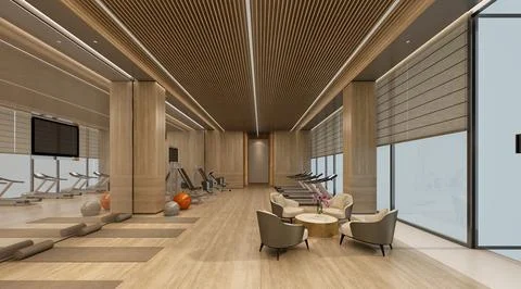 3d render beauty salon, spa and massage center イラスト素材