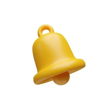 3d render bell reminder. Stock Illustration