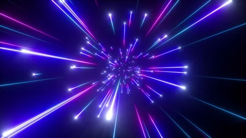 3d render, big bang, galaxy horizon, abstract cosmic background, celestial, b Stock Footage 99345580