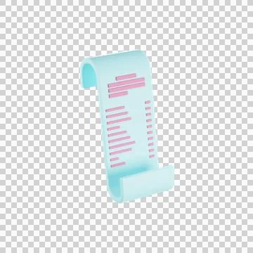 3D render bill payment,financial for online shopping, bill online payment Stock Illustration