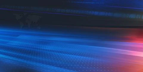 3d render binary code blue background, transferring of big data innovative Stock Illustration