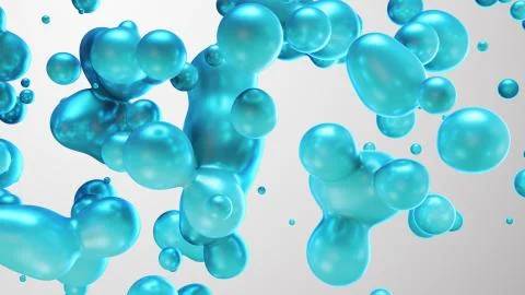 3d render Birch Motion minimal art liquid background Stock Illustration
