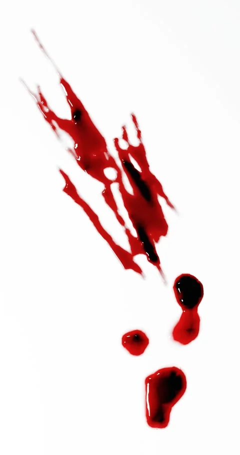 3d render of blood stain, splatter or spatter for crime scene or violence c.. Stock Footage 271045448