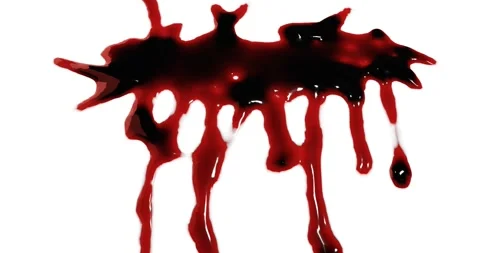 3d render of blood stain, splatter or spatter for crime scene or violence c.. Stock Footage 271045558