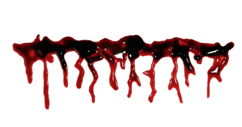 3d render of blood stain, splatter or spatter for crime scene or violence c.. Video stock 271045591