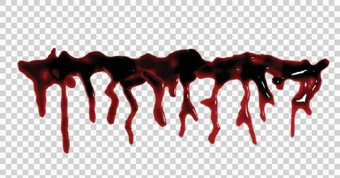 3d render of blood stain, splatter or spatter for crime scene or violence c.. Stock Illustration