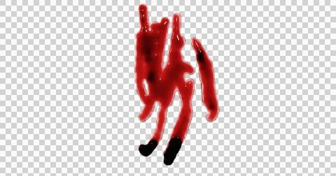 3d render of blood stain, splatter or spatter for crime scene or violence c.. Stock Illustration