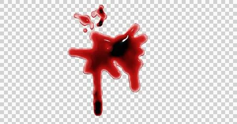 3d render of blood stain, splatter or spatter for crime scene or violence c.. Stock Illustration