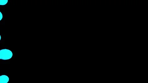 3d render of blue inky injections into water 2 Stock Footage 95170646