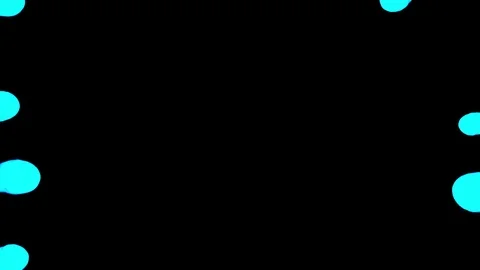 3d render of blue inky injections into water 7 Stock Footage 95170758