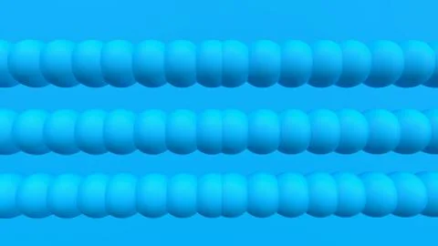 3d render blue sphere background. 3d objects geometric shape Illustrazione stock