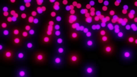 3d render blur bokeh lights animation Stock Footage 167416997