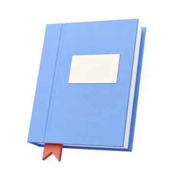 3d render of a book. Stock Illustration