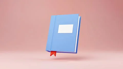 3d render of a book. 스톡 일러스트