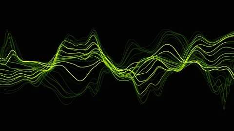 3d render of bright colorful 3d lines. Stock Footage 168082914