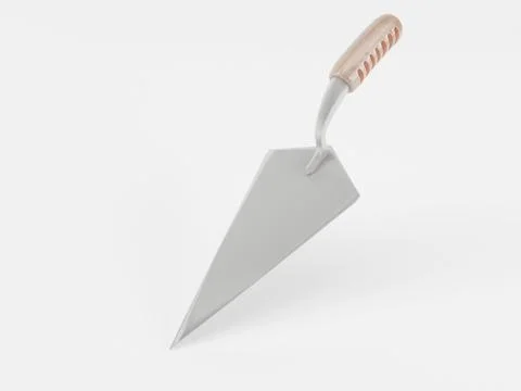3d render of a builders trowel Stock Illustration