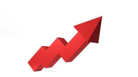 3d render business  Graph and diagram chart business concept. Stock Illustration